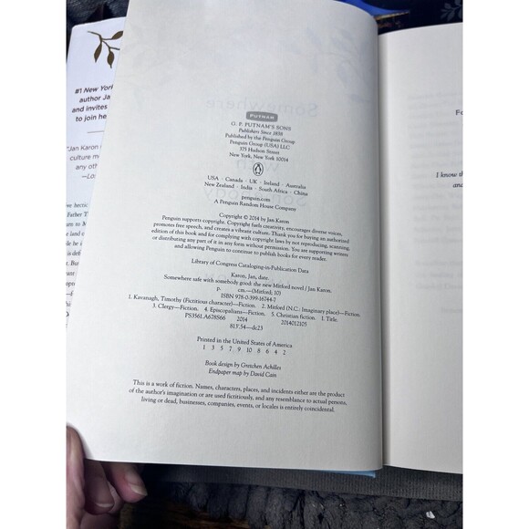 Jan Karon HC Books Come Rain Shine New Song Somewhere Safe Somebody Good Lot - Picture 3 of 16